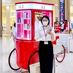 化粧品メーカーPOPUP