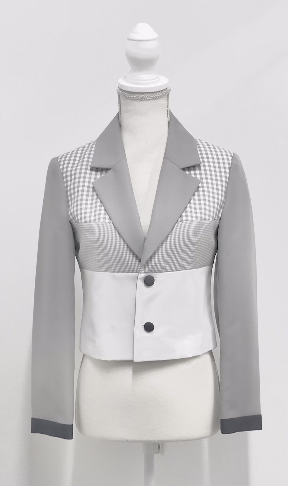 グレーチェック ジャケット